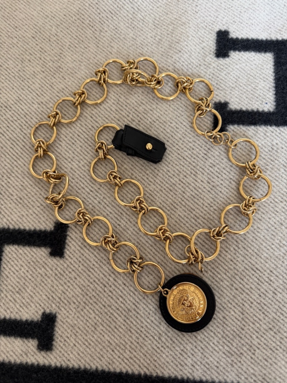 Balmain Vintage Chain Coin Belt